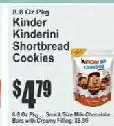 Key Food KINDER KINDERINI SHORTBREAD COOKIES offer