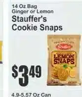 Key Food Stauffer's Cookie Snaps offer