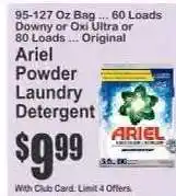 Key Food Ariel Powder Laundry Detergent offer