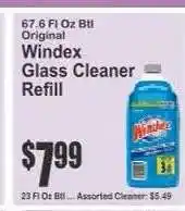 Key Food Windex Glass Cleaner Refill offer