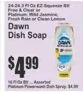 Key Food Dawn Dish Soap offer