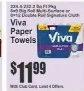Key Food Viva Paper Towels offer