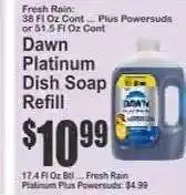 Key Food Dawn Platinum Dish Soap Refill offer