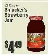 Key Food Smucker's Strawberry Jam offer