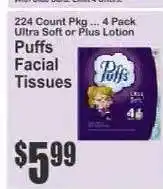 Key Food Puffs Facial Tissues offer