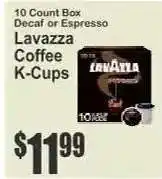 Key Food LavAzza Coffee K-Cups offer