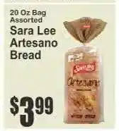 Key Food Sara Lee Artesano Bread offer