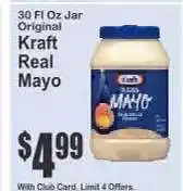 Key Food Kraft Real Mayo offer
