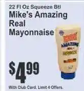 Key Food Mike's Amazing Real Mayonnaise offer