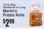 Key Food Martin's Potato Rolls offer