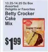 Key Food Betty Crocker Cake Mix offer