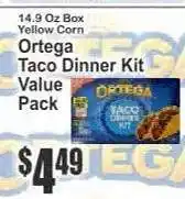 Key Food Ortega Taco Dinner Kit Value Pack offer