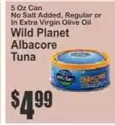 Key Food Wild Planet Albacore Tuna offer