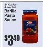 Key Food Barilla Pasta Sauce offer