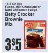 Key Food Betty Crocker Brownie Mix offer