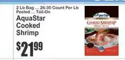 Key Food AquaStar Cooked Shrimp offer