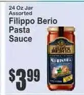 Key Food Filippo Berio Pasta Sauce offer