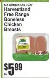 Key Food Harvestland Free Range Boneless Chicken Breasts offer
