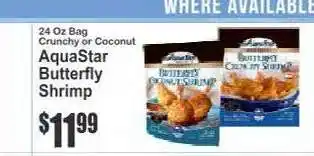 Key Food AquaStar Butterfly Shrimp offer