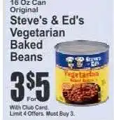 Key Food Steve's & Ed's Vegetarian Baked Beans offer