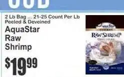 Key Food AquaStar Raw Shrimp offer