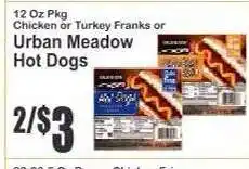 Key Food Urban Meadow Hot Dogs offer