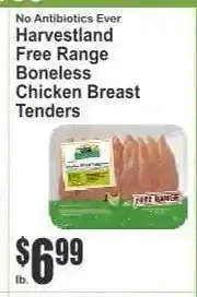 Key Food Harvestland Free Range Boneless Chicken Breast Tenders offer