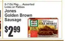 Key Food Jones Golden Brown Sausage offer