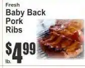 Key Food Baby Back Pork Ribs offer