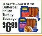 Key Food Butterball Italian Turkey Sausage offer