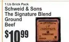 Key Food Schweid & Sons The Signature Blend Ground Beef offer