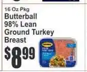 Key Food Butterball 98% Lean Ground Turkey Breast offer