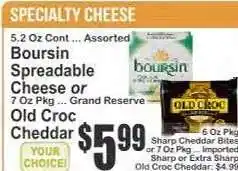 Key Food Old Croc Cheddar offer