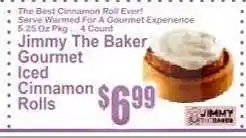 Key Food Jimmy The Baker Gourmet Iced Cinnamon Rolls offer