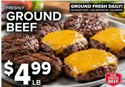 Valu Market Freshly ground beef offer