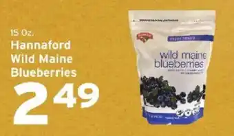 Hannaford wild maine blueberries