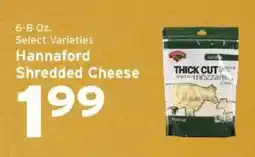Hannaford Hannaford shredded cheese offer