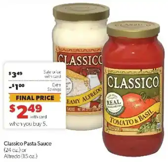 Classico pasta sauce