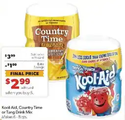 Family Fare Kool-Aid, Country Time or Tang Drink Mix offer