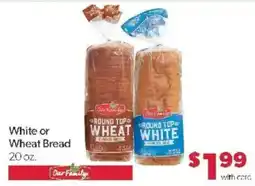 Family Fare Our Family White or Wheat Bread offer