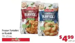 Family Fare Our Family frozen tortellini or ravioli offer