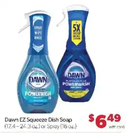 Family Fare Dawn ez squeeze dish soap offer