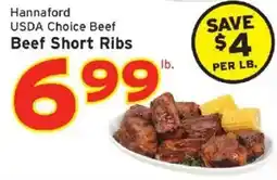 Hannaford Hannaford usda choice beef beef short ribs offer