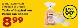 Hannaford Taste of Inspirations Parmesan Cheese offer