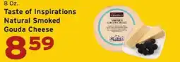 Hannaford Taste of Inspirations Natural Smoked Gouda Cheese offer