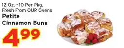 Hannaford Petite Cinnamon Buns offer