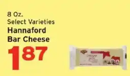 Hannaford Hannaford bar cheese offer