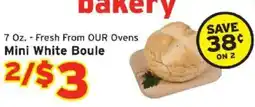 Hannaford Bakery Mini White Boule offer