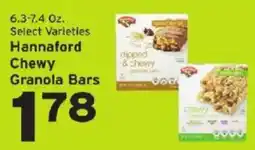 Hannaford Hannaford chewy granola bars offer