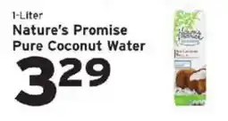 Hannaford Nature's Promise pure coconut water offer